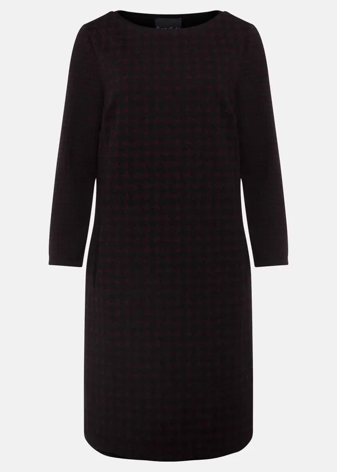 Women Phase Eight Day Dresses Lenia Check Dress Blackpewter