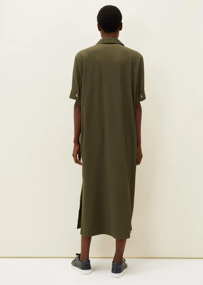 Women Phase Eight Day Dresses Lucina Midaxi Shirt Dress Khaki