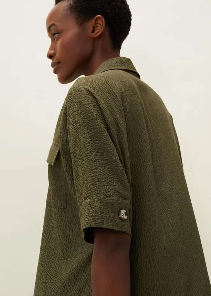Women Phase Eight Day Dresses Lucina Midaxi Shirt Dress Khaki