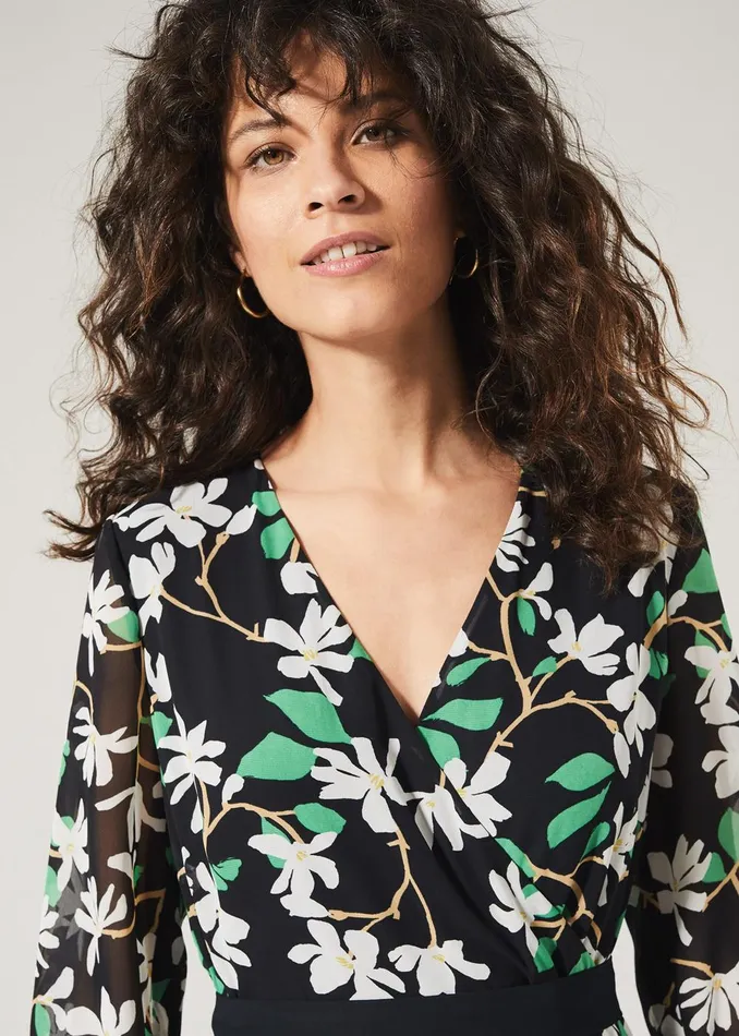 Women Phase Eight Day Dresses Magnolia Dress Navygreen