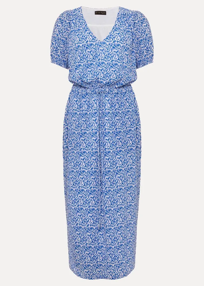 Women Phase Eight Day Dresses Melani Ditsy Dress Blue