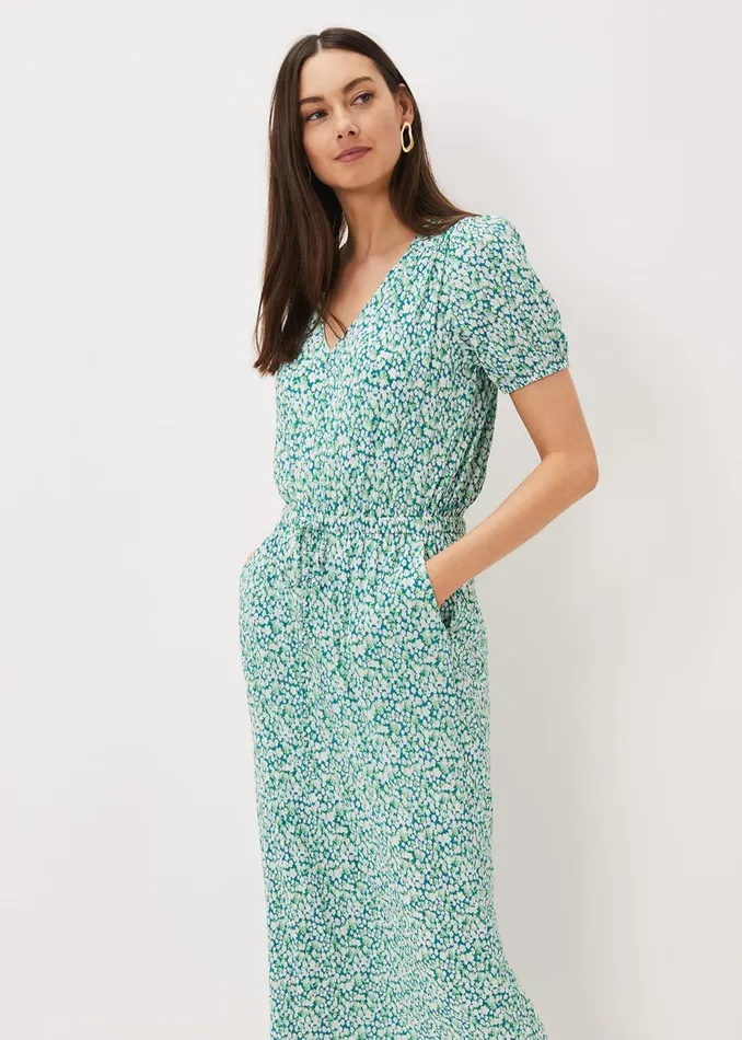 Women Phase Eight Day Dresses Melani Ditsy Print Midaxi Dress Multicoloured