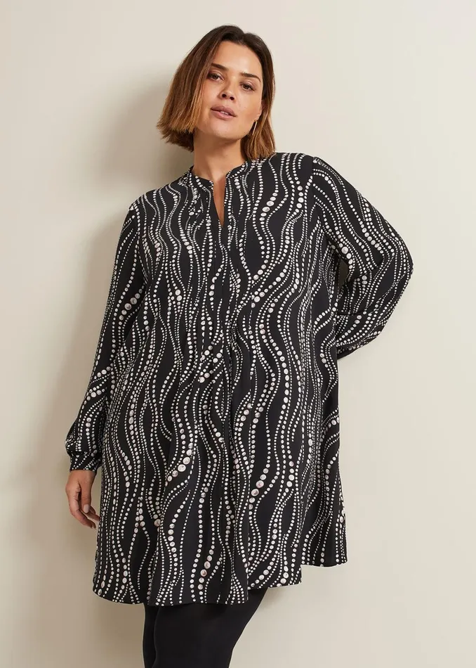Women Phase Eight Day Dresses Patsy Pearl Swing Mini Dress Blackivory