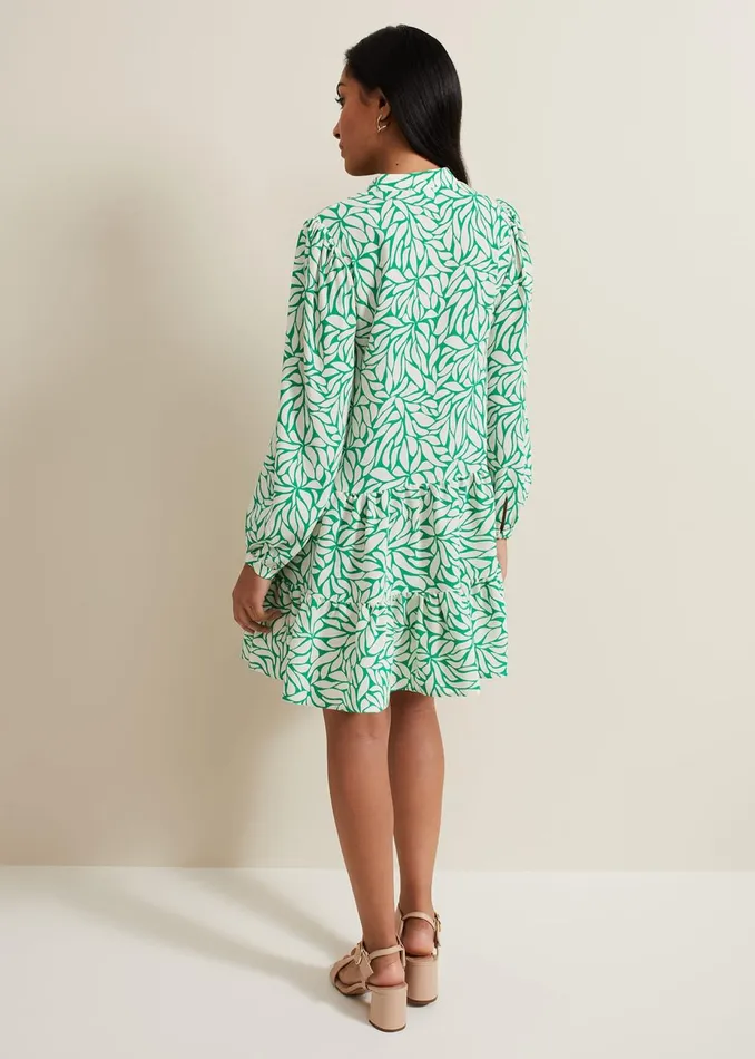 Women Phase Eight Day Dresses Petite Penele Swing Dress Green