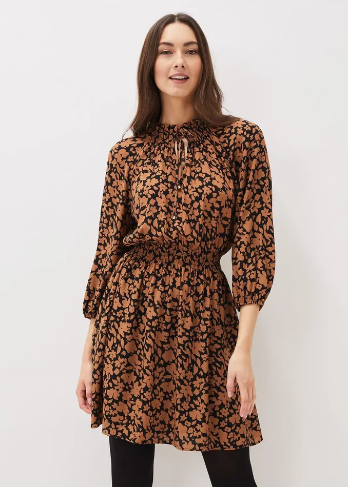 Women Phase Eight Day Dresses Phillipa Swing Dress Blacktan