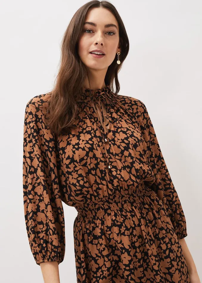 Women Phase Eight Day Dresses Phillipa Swing Dress Blacktan