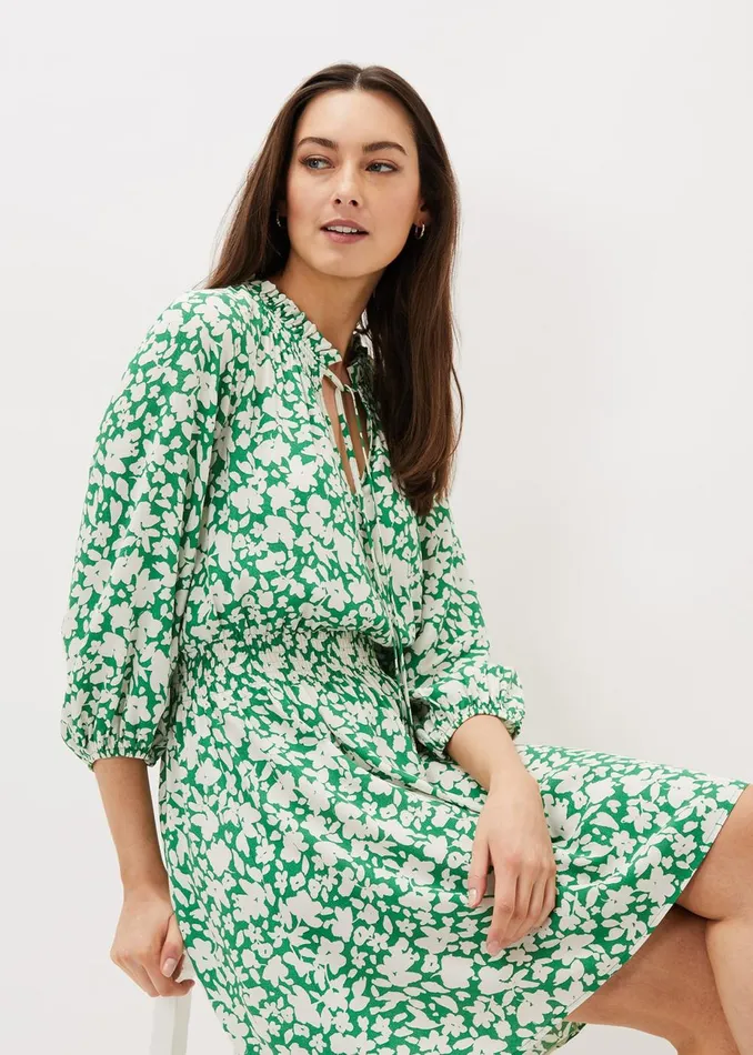 Women Phase Eight Day Dresses Phillipa Swing Dress Greenivory