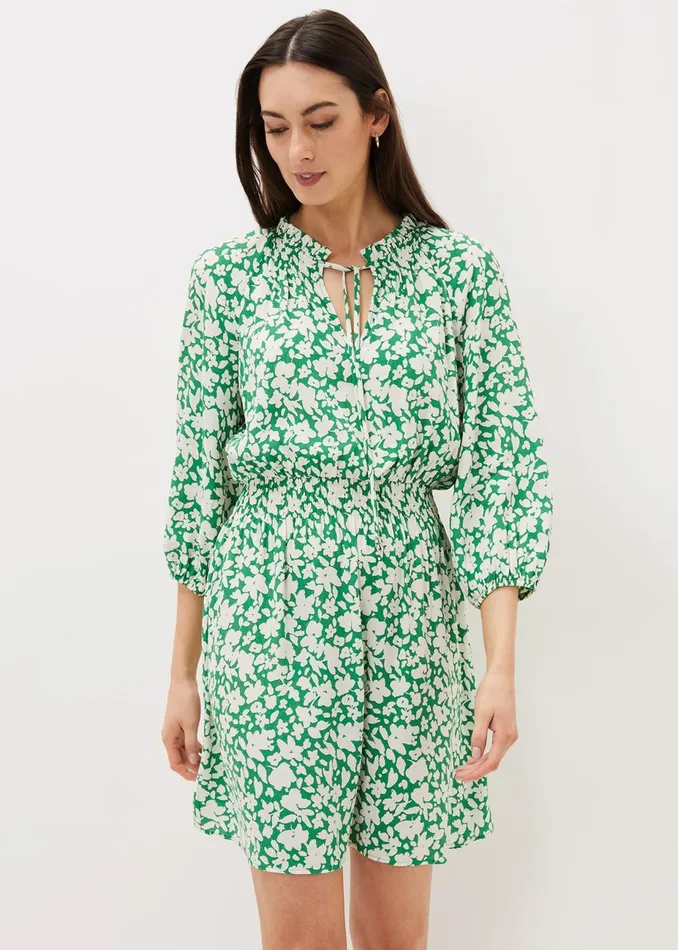 Women Phase Eight Day Dresses Phillipa Swing Dress Greenivory