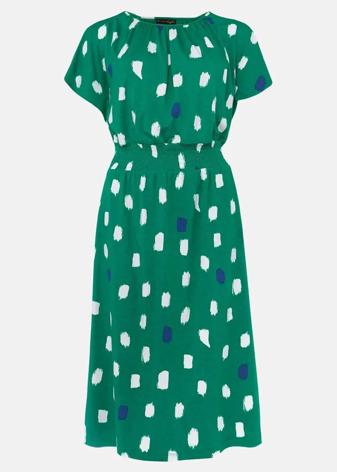 Women Phase Eight Day Dresses Pia Spot Dress Green