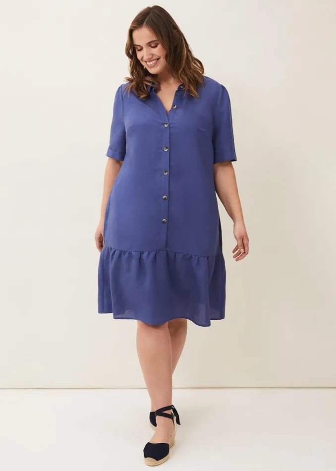 Women Phase Eight Day Dresses Riley Swing Dress Blue
