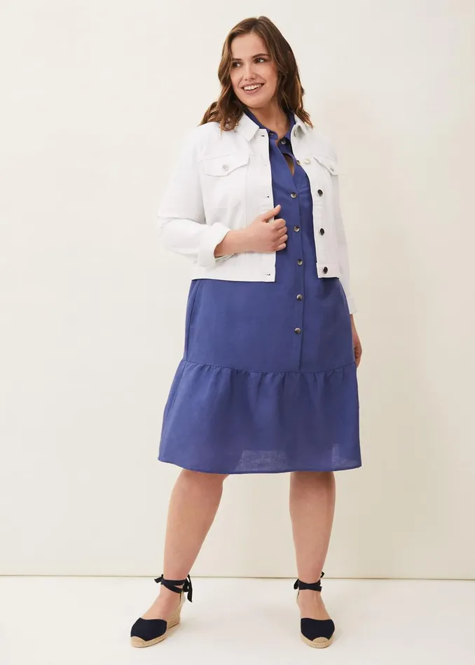 Women Phase Eight Day Dresses Riley Swing Dress Blue