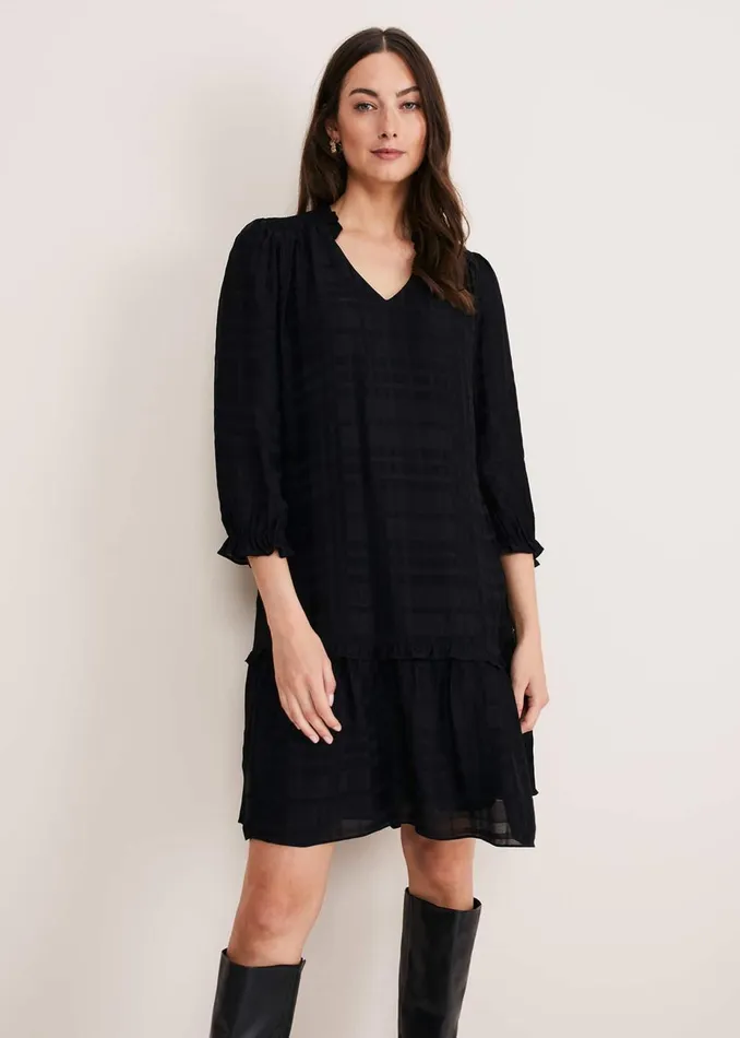 Women Phase Eight Day Dresses Tansy Swing Dress Black