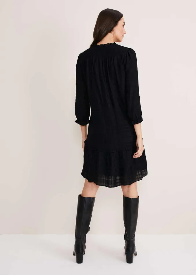 Women Phase Eight Day Dresses Tansy Swing Dress Black