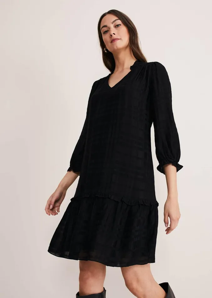Women Phase Eight Day Dresses Tansy Swing Dress Black