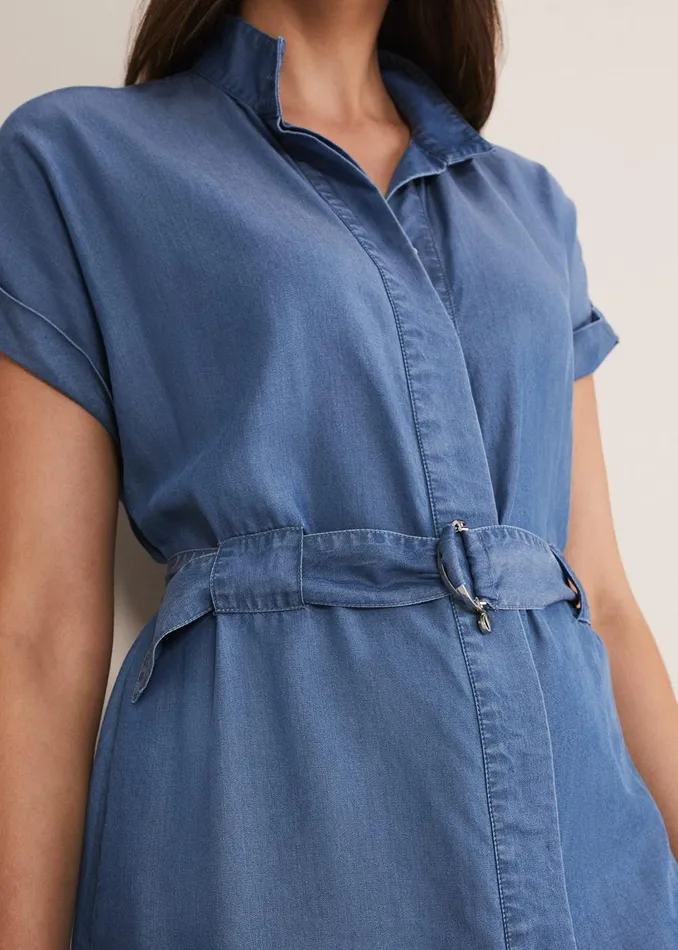 Women Phase Eight Day Dresses Tilda Chambray Dress Chambray