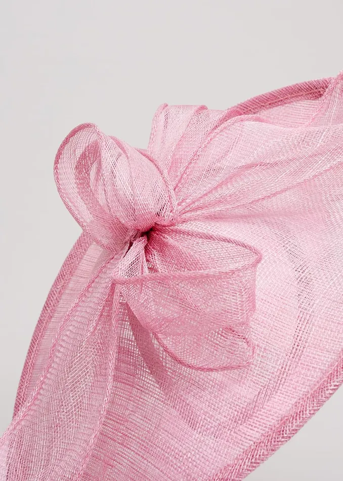 Women Phase Eight Fascinators and Hats Bow Detail Oval Fascinator Pink