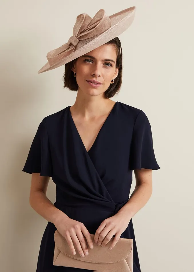 Women Phase Eight Fascinators and Hats Bow Detail Statement Disc Fascinator Latte Women Phase Eight Fascinators and Hats Bow Detail Statement Disc Fascinator Latte