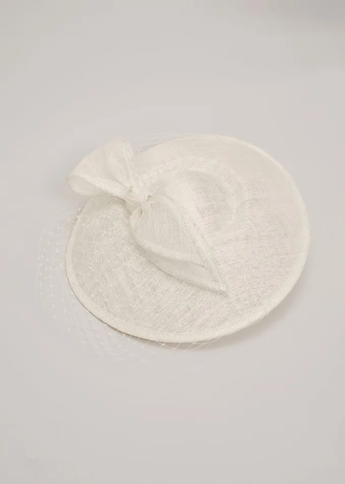 Women Phase Eight Fascinators and Hats Downturned Brim Bow Fascinator Neutral
