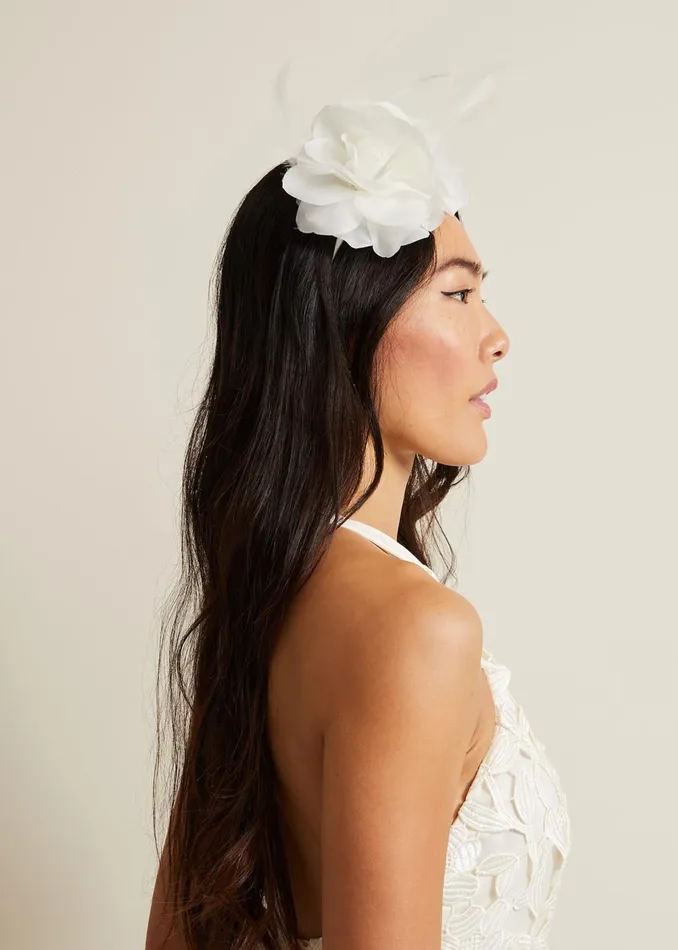 Women Phase Eight Fascinators and Hats Floral Headband Ivory