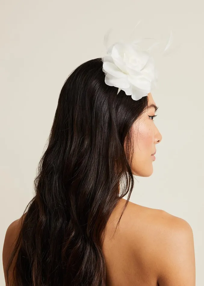 Women Phase Eight Fascinators and Hats Floral Headband Ivory