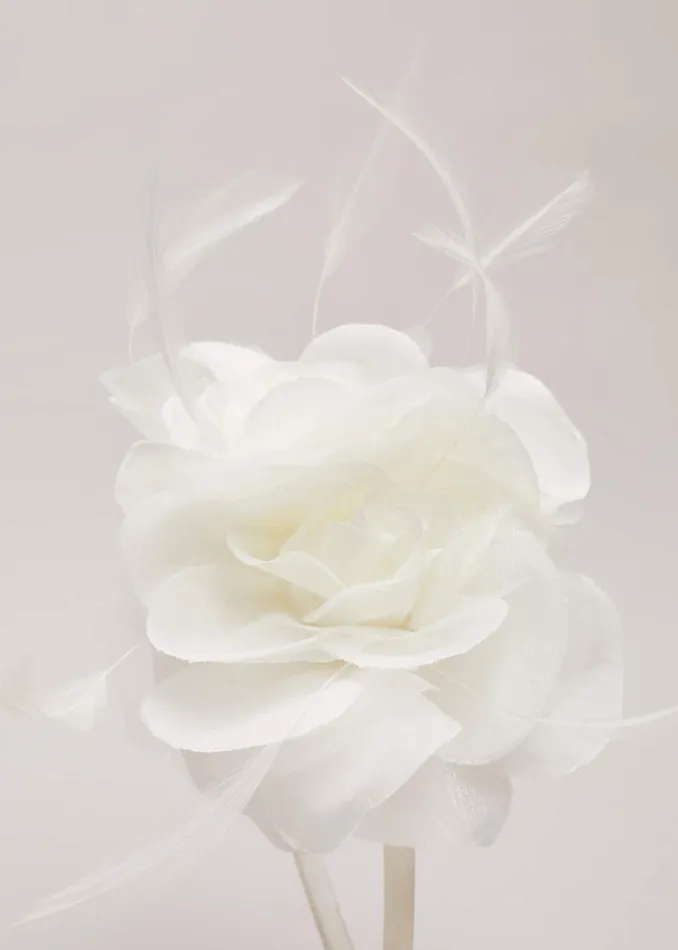 Women Phase Eight Fascinators and Hats Floral Headband Ivory