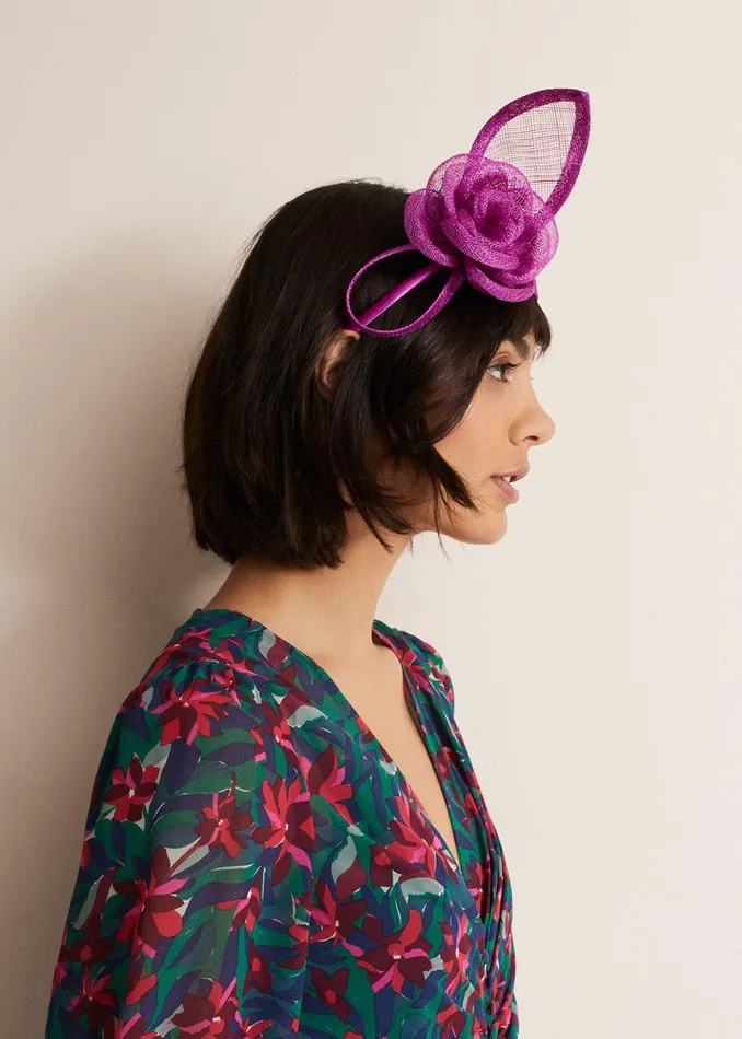 Women Phase Eight Fascinators and Hats Flower Headband Pink