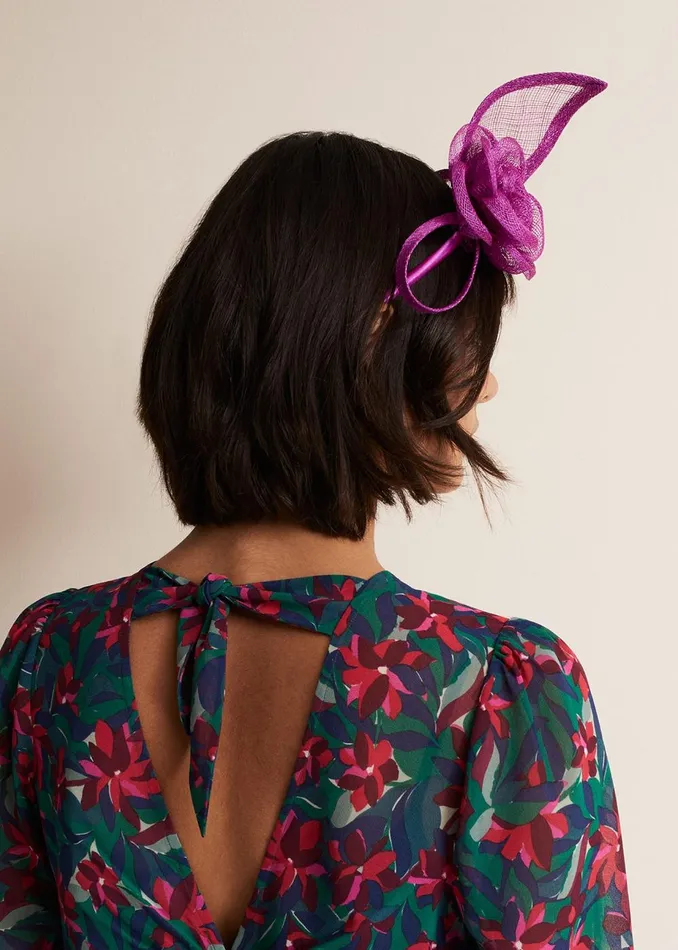 Women Phase Eight Fascinators and Hats Flower Headband Pink