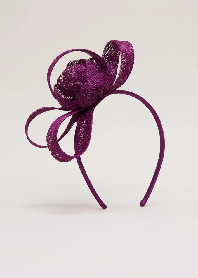 Women Phase Eight Fascinators and Hats Flower Headband Purple