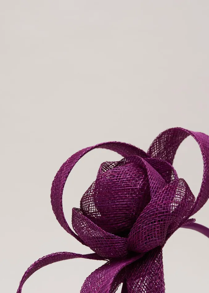 Women Phase Eight Fascinators and Hats Flower Headband Purple