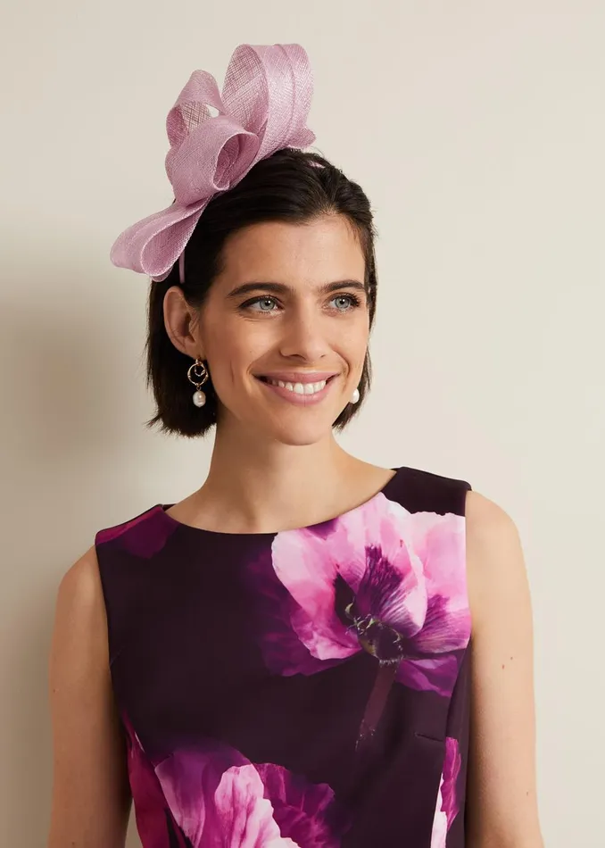 Women Phase Eight Fascinators and Hats Large Bow Headband Pink