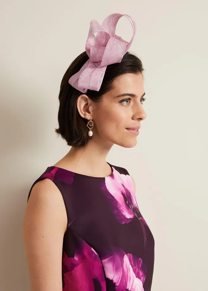Women Phase Eight Fascinators and Hats Large Bow Headband Pink