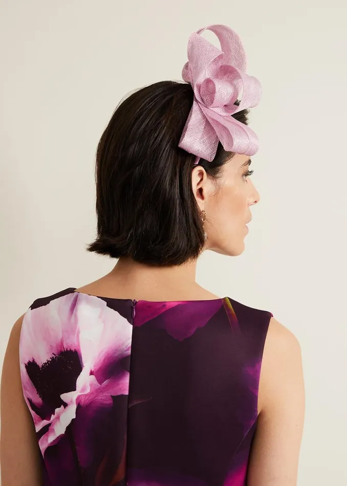 Women Phase Eight Fascinators and Hats Large Bow Headband Pink