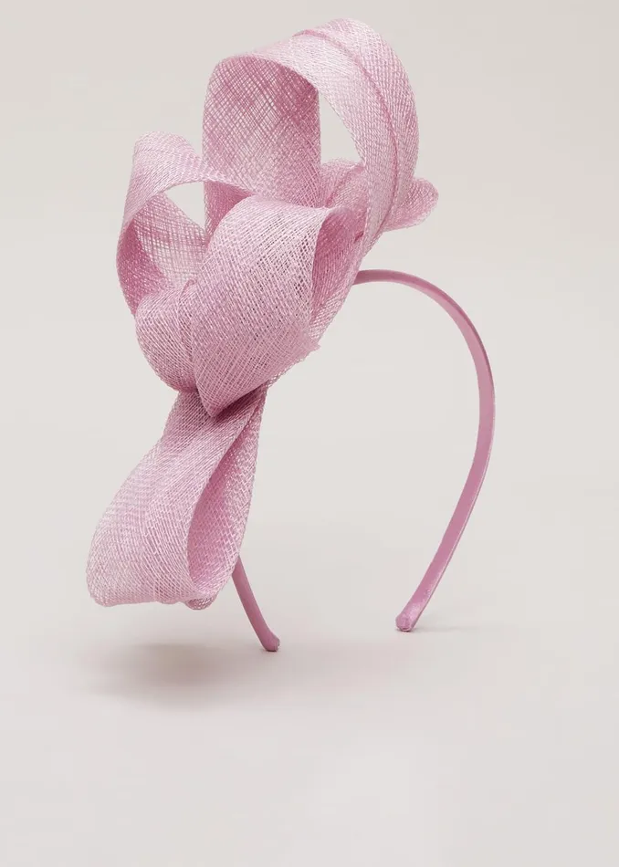 Women Phase Eight Fascinators and Hats Large Bow Headband Pink