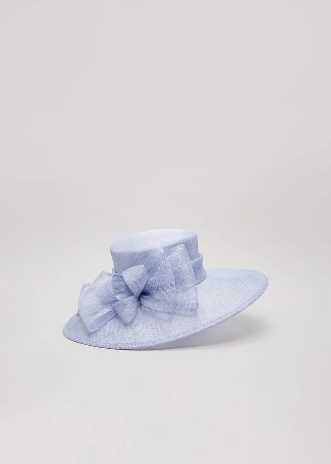 Women Phase Eight Fascinators and Hats Layered Bow Hat Pale Blue