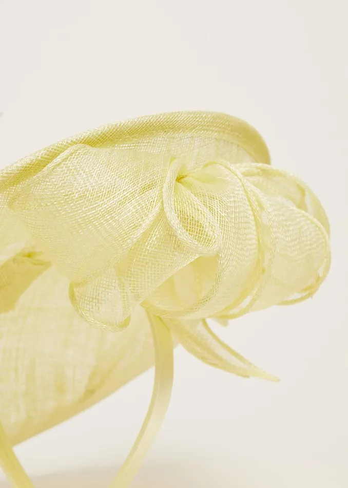 Women Phase Eight Fascinators and Hats Lemon Fascinator Lemon