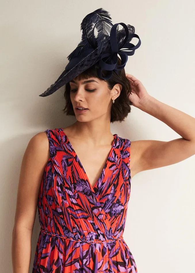 Women Phase Eight Fascinators and Hats Navy Fascinator French Navy