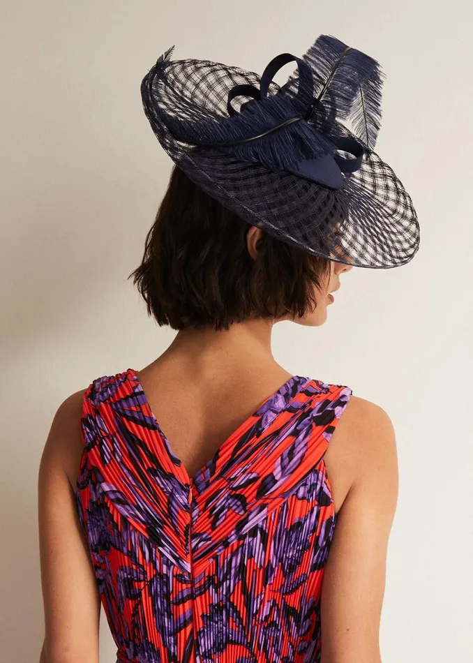 Women Phase Eight Fascinators and Hats Navy Fascinator French Navy