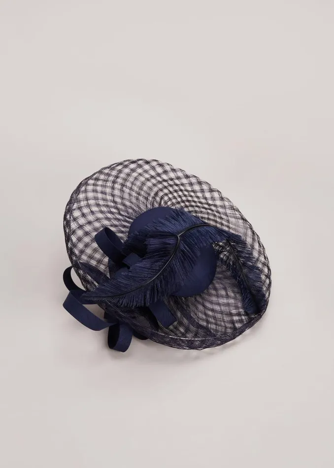 Women Phase Eight Fascinators and Hats Navy Fascinator French Navy