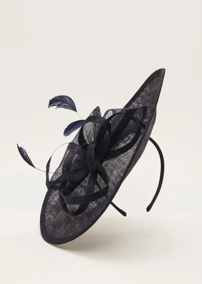 Women Phase Eight Fascinators and Hats Navy Fascinator Navy