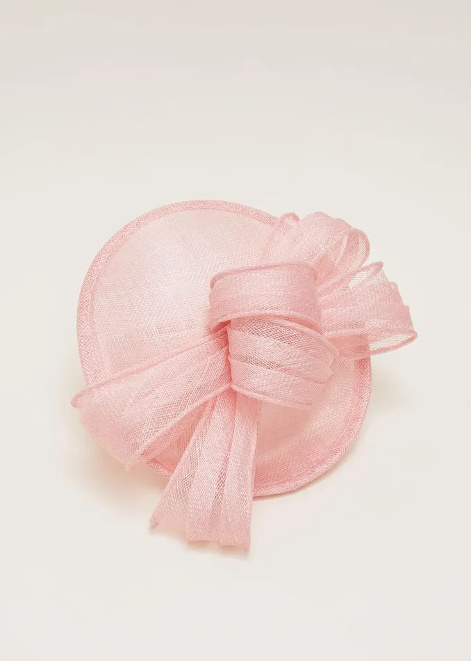 Women Phase Eight Fascinators and Hats Pink Bow Fascinator Rose Pink