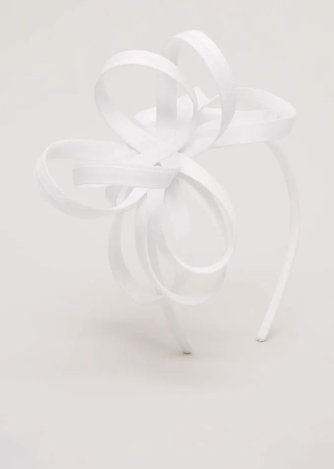 Women Phase Eight Fascinators and Hats Triple Loop Headband Neutral