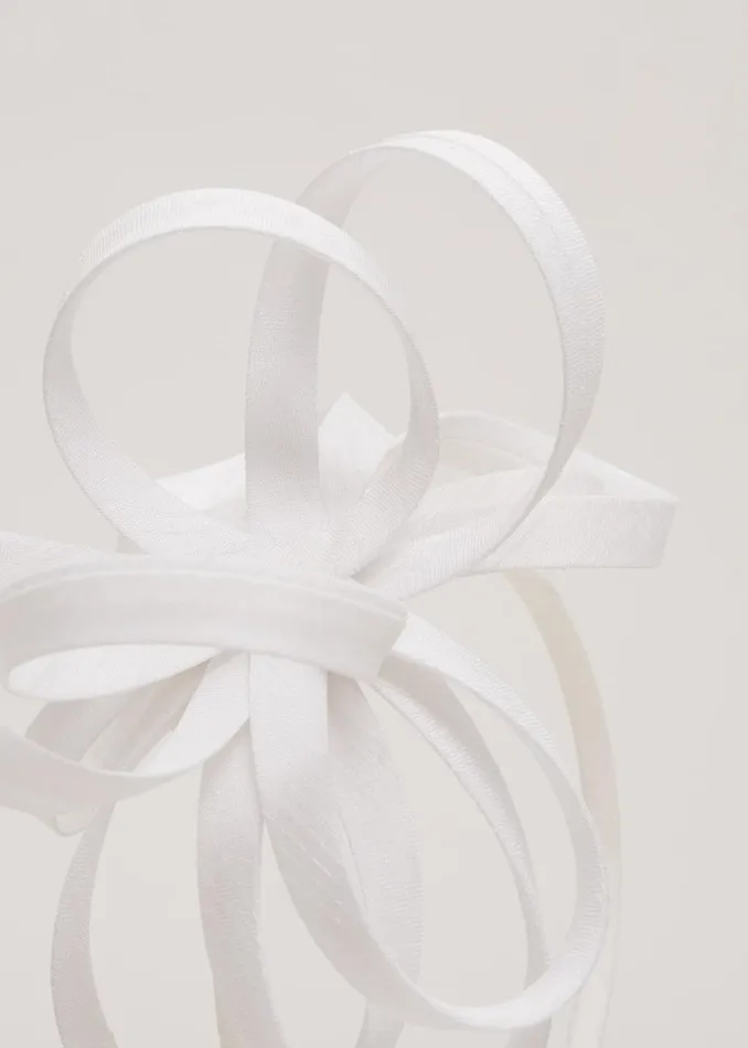 Women Phase Eight Fascinators and Hats Triple Loop Headband Neutral