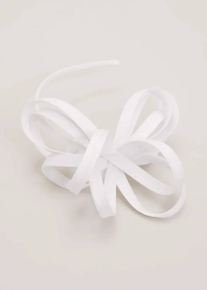 Women Phase Eight Fascinators and Hats Triple Loop Headband Neutral