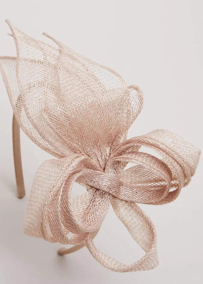 Women Phase Eight Fascinators and Hats Twist Bow Headband Latte