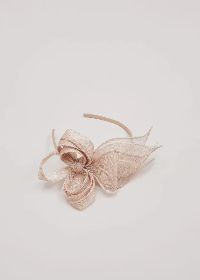Women Phase Eight Fascinators and Hats Twist Bow Headband Latte