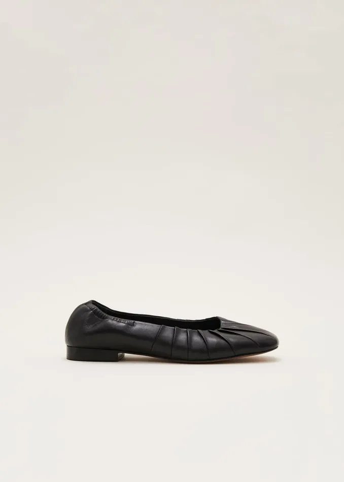 Women Phase Eight Flats Elasticated Pump Black
