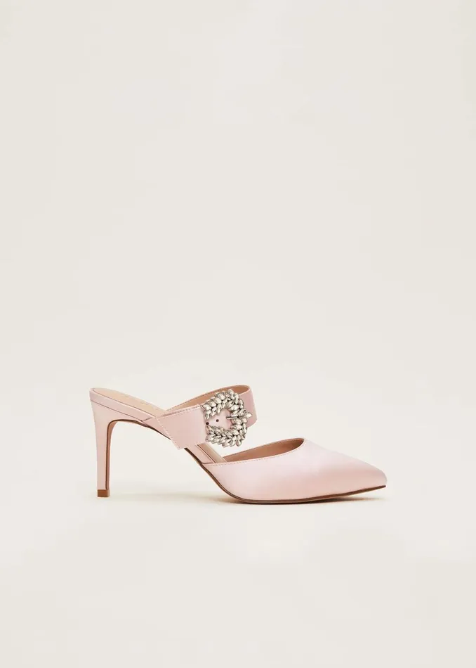 Women Phase Eight Heels Embellished Shoes Petal