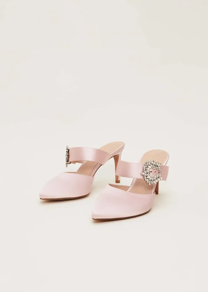 Women Phase Eight Heels Embellished Shoes Petal