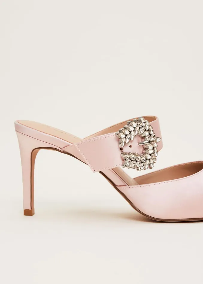 Women Phase Eight Heels Embellished Shoes Petal