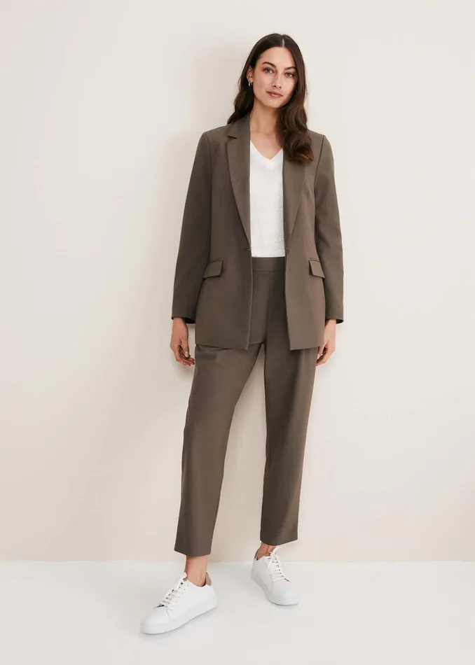 Women Phase Eight Jackets Adela Soft Blazer Khaki